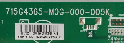 MAIN PARA TV VIZIO / NUMERO DE PARTE TXACB5K053 / 715G4365-M0G-000-005K / (T)TXACB5K05303 / PANEL LC420EUH(SC)(A1) / MODELO M421VT	 - Imagen 3